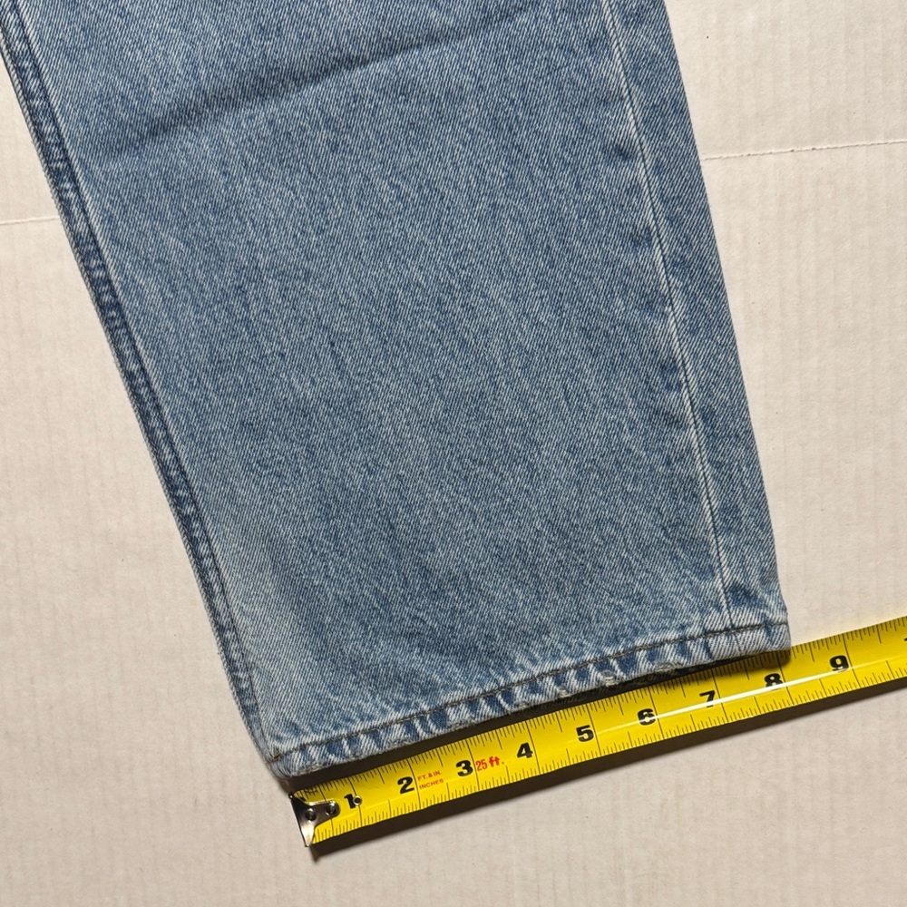 ALEX MILL Bev Jeans Mid Rise Relaxed Straight Vintage Light Indigo Wash 32/30 - Picture 13 of 16